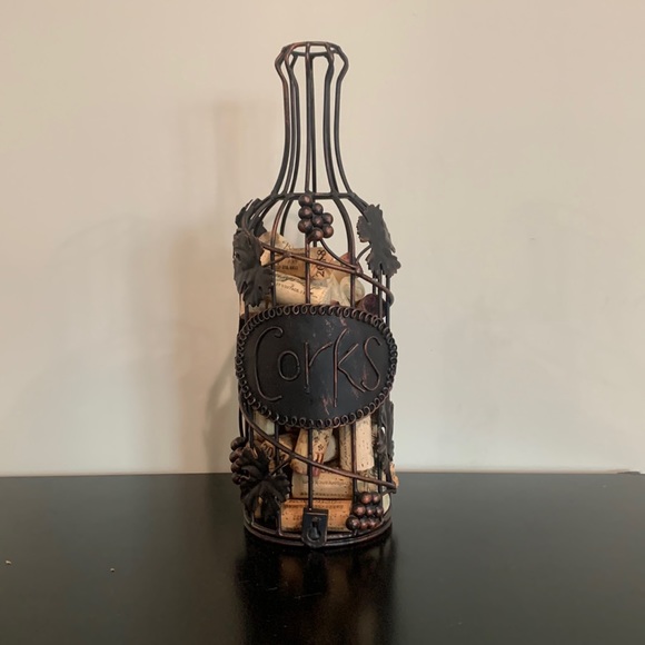 Accents Black Wine Cork Holder Made By Houdini Poshmark
